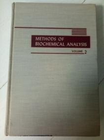 Methods of biochemical analysis, volume 2