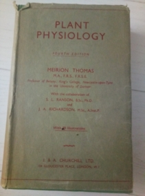 Meirion Thomas. Plant physiology